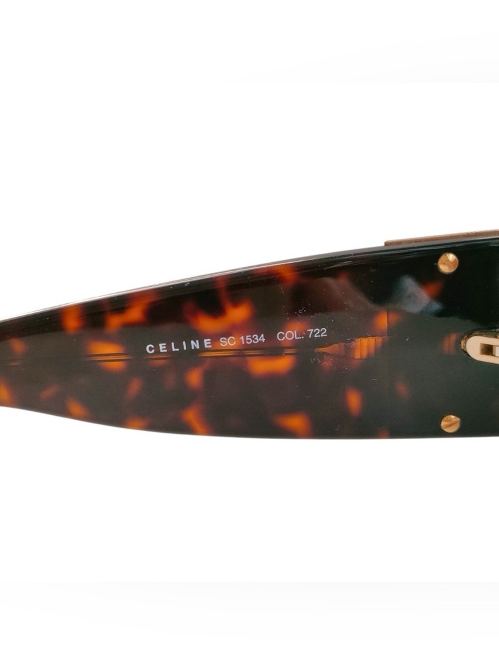 Celine vintage tortoise shell sunglasses authentic , women’s - Picture 7 of 9